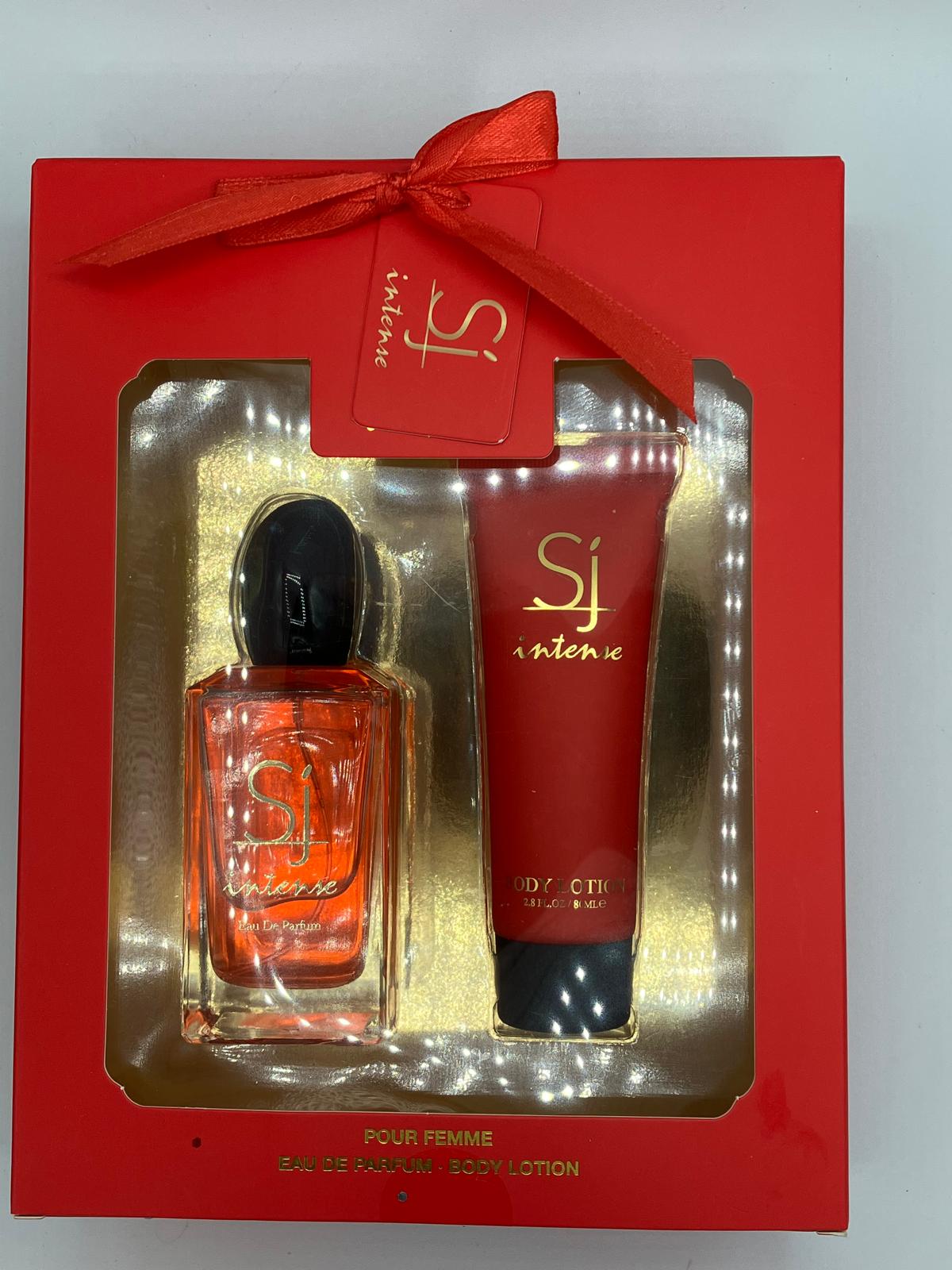 SJ INTENSE EAU DE PERFUM AND BODY LOTION SET