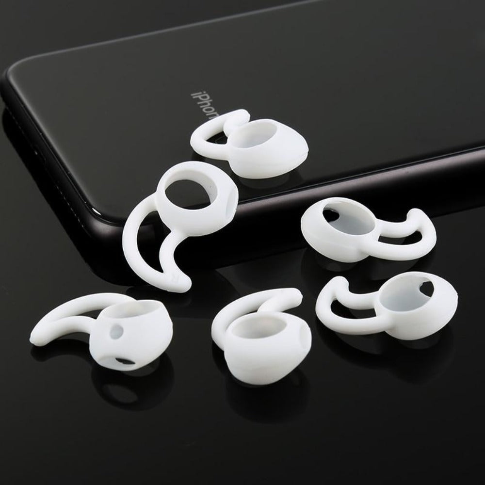 1 paire d'embouts d'écouteurs de remplacement pour AirPods Sport, pour écouteurs iPhone, embouts en silicone, étui pour écouteurs, coussinet d'oreille