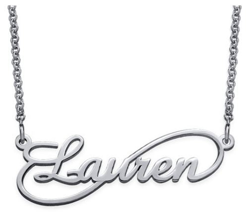 INFINITY STYLE NAME NECKLACE - NATASHAHS