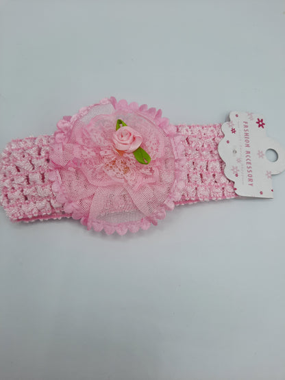 Light Pink Baby Headband and Baby socks gift set