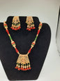 24k gold-plated imitation gold set with red and green combination looks like real gold ideal for gift - NATASHAHS