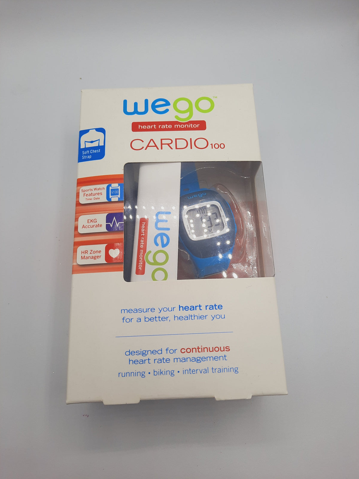 WEGO Heart Rate Monitor | Cardio 100 - With Easy to Use - Continuous Heart rate managment