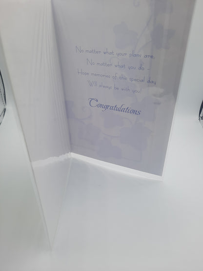 Greeting card For Message for a Graduation
