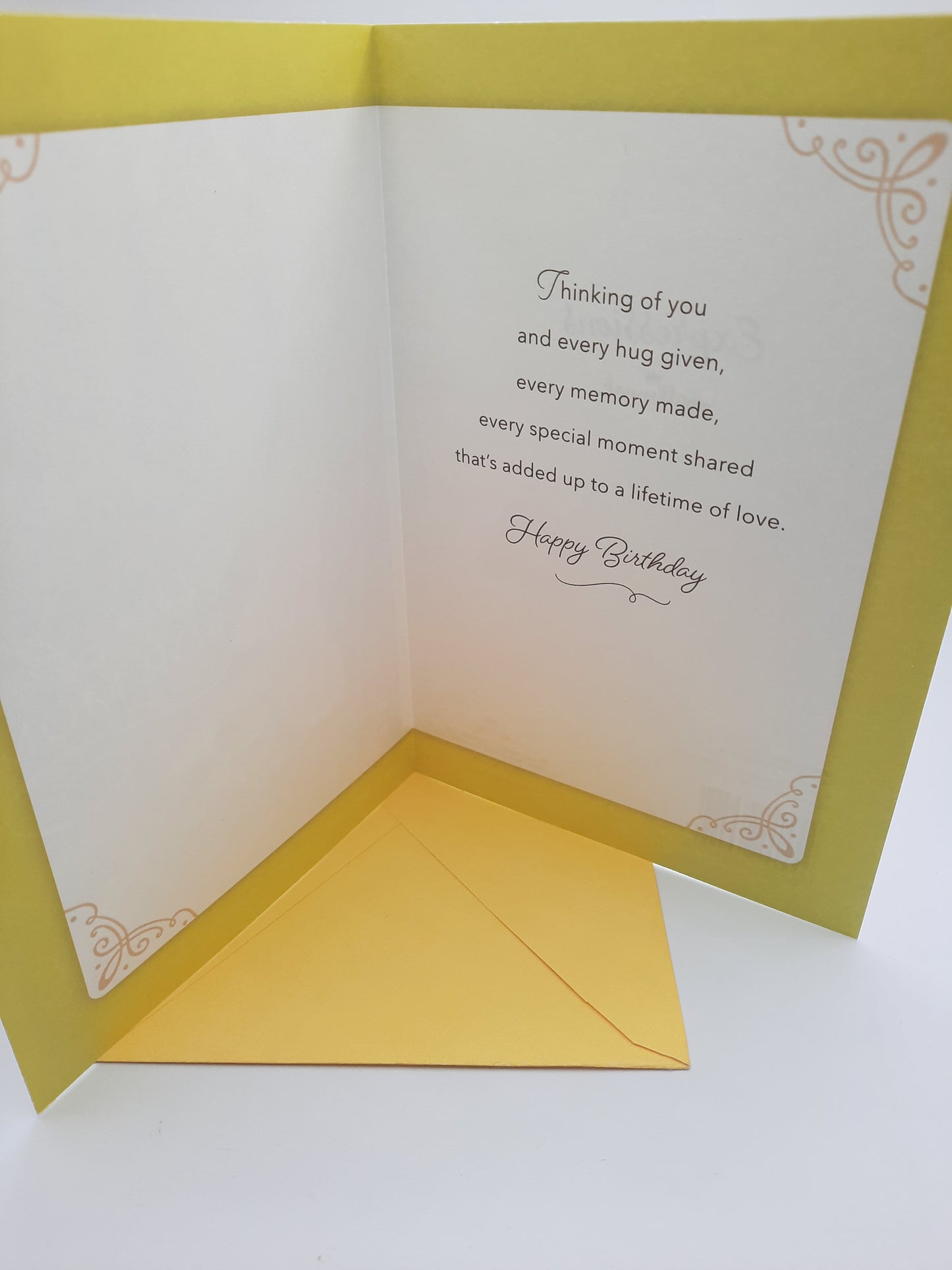 Greeting card For Mom's Birthday with Hugs