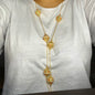 90cm Long Chain Dubai jewelry sets for Women 24k Colorful Ethiopian Necklace Indian Jewelry long necklace