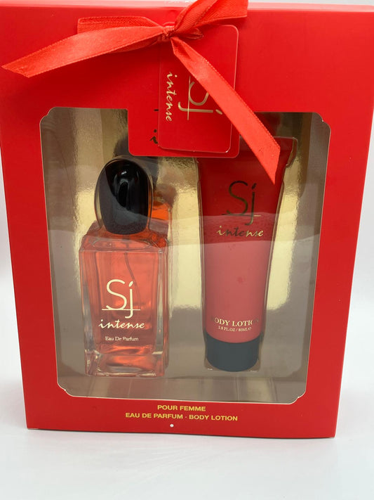 SJ INTENSE EAU DE PERFUM AND BODY LOTION SET