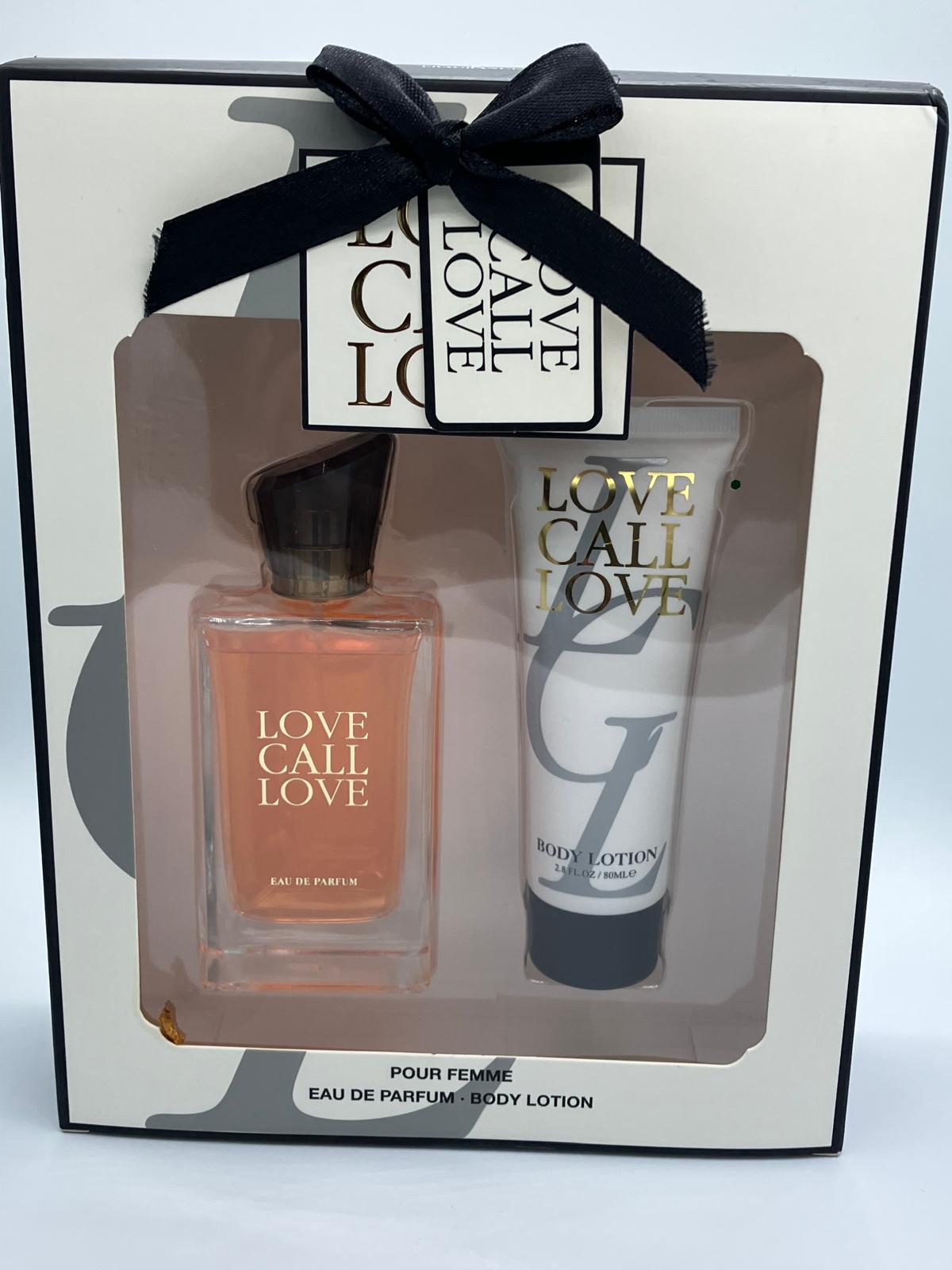 Love Call Love fragrance set with Eu de Perfum and body lotion