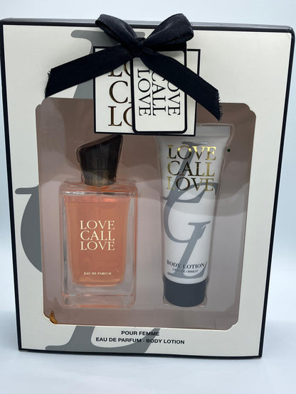 Love Call Love fragrance set with Eu de Perfum and body lotion