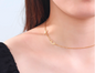 Custom Sideways Initial Letter Necklaces For Women Jewelry Stainless Steel A-Z Alphabet Personalized Necklace Gift - NATASHAHS
