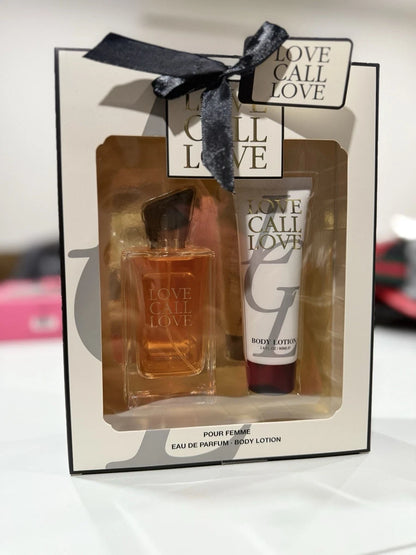 Love Call Love fragrance set with Eu de Perfum and body lotion