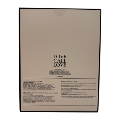 Love Call Love fragrance set with Eu de Perfum and body lotion