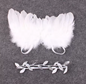 Accessoires de photographie nouveau-né Ailes d'ange blanches Accessoires photo bébé Ailes de plume Filles Cheveux Enfants Accessoires capillaires de photographie de bébé