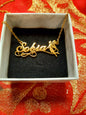 Ready to wear Arabic urdu name necklaces - NATASHAHS