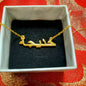 Ready to wear Arabic urdu name necklaces - NATASHAHS