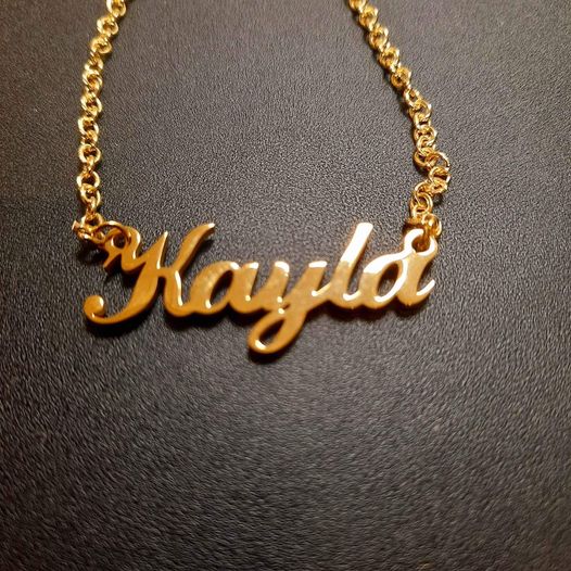 Ready to wear ENGLISH AMERICAN name necklaces - NATASHAHS