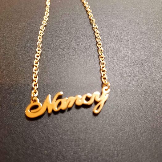 Ready to wear ENGLISH AMERICAN name necklaces - NATASHAHS