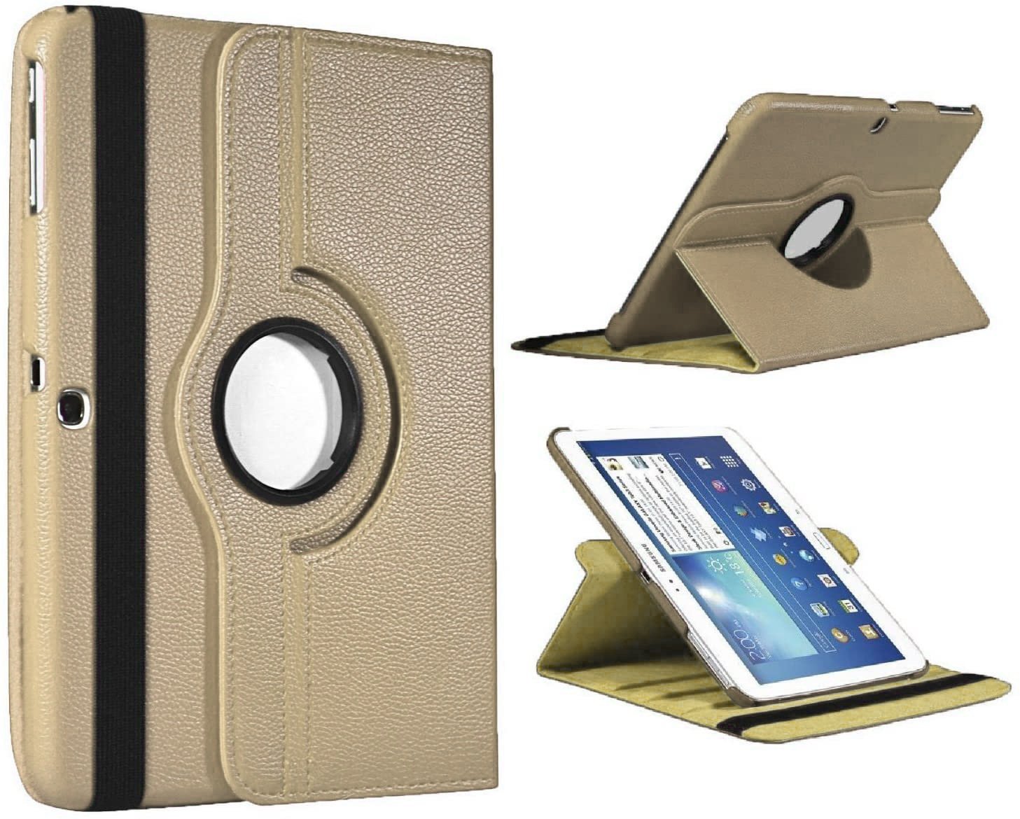 Tab 4 10.1 Tablet Case,Galaxy Tab4 SM-T530 Case,360 Rotating Leather Flip Case for 10.1" Samsung Galaxy Tab4 Tablet Case - NATASHAHS