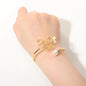 Personalized Pearl Name Bangles For Women Fashion Jewelry Stainless Steel Customized Adjustable Bracelets & Bangles Party Gifts - NATASHAHS