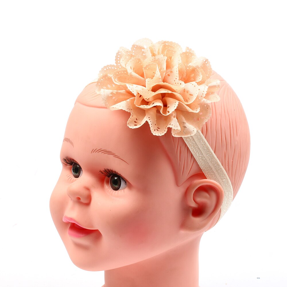 Soft Hair Bandage Band Headband Bow Turban For Newborn Kids Headwear Baby Girl Accessories Flower Solid Cute Gifts Children