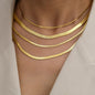 Waterproof Filmy Snake UNISEX Chain Herringbone Choker Men Necklace For Women Jewelry Gift