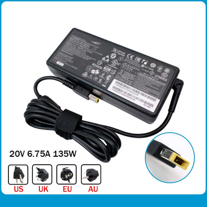 Adaptateur secteur pour ordinateur portable IBM Lenovo T440p Y50-70 Y50-70 20V 6.75A ADL135NDC3A Chargeur d'ordinateur portable 20V 6.75A 135W