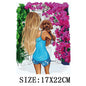 Fashion Lady Thermo Transfer Sticker On Clothes Vogue Girl Iron On Patches For Clothing DIY Washable T-shirt Clothes Sticker Set - NATASHAHS