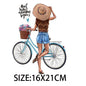 Iron On Patches for Clothing Fashion Girl Thermal Sticker On Clothes DIY A-level Washable Beauty Girl Patches Clothes Appliqued - NATASHAHS