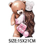 Iron On Patches for Clothing Fashion Girl Thermal Sticker On Clothes DIY A-level Washable Beauty Girl Patches Clothes Appliqued - NATASHAHS