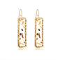 Natashahs Statement Drop Earrings For Women Fashion Vintage Geometric Long Dangle Earrings - NATASHAHS