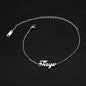 Personalized Custom Name Anklets For Women Gold Silver Color Stainless Steel Foot Chain - NATASHAHS