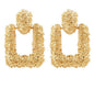 Natashahs Vintage Earrings Large for Women Statement Earrings Geometric Gold Metal Pendant Earrings Trend Fashion Jewelry - NATASHAHS