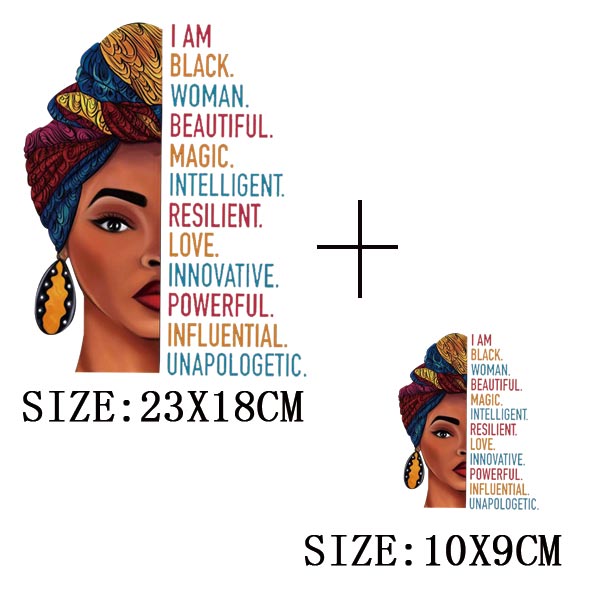 Beautiful Thermo Transfer Sticker On Clothes DIY Iron On Patches For Clothing Washable Women T-shirt Patch Applique - NATASHAHS