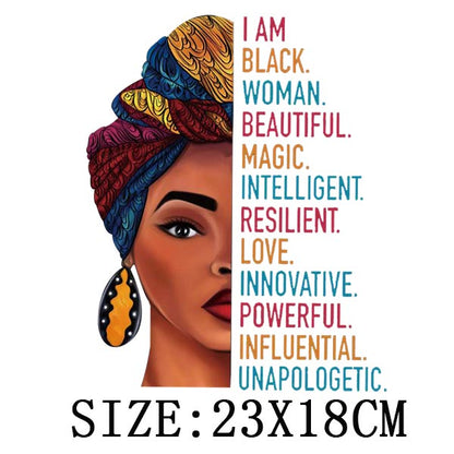 Beautiful Thermo Transfer Sticker On Clothes DIY Iron On Patches For Clothing Washable Women T-shirt Patch Applique - NATASHAHS