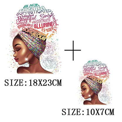 Beautiful Thermo Transfer Sticker On Clothes DIY Iron On Patches For Clothing Washable Women T-shirt Patch Applique - NATASHAHS
