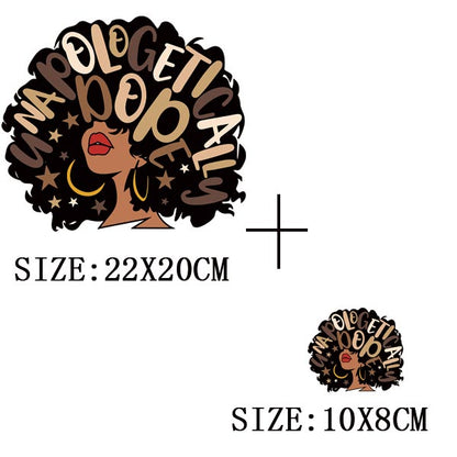 Beautiful Thermo Transfer Sticker On Clothes DIY Iron On Patches For Clothing Washable Women T-shirt Patch Applique - NATASHAHS