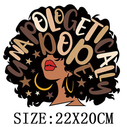 Beautiful Thermo Transfer Sticker On Clothes DIY Iron On Patches For Clothing Washable Women T-shirt Patch Applique - NATASHAHS