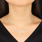 Personalized 925 Sterling Silver Arabic Name Necklace Custom Letter Pendant Nameplate for Women Unique New Year Gift - NATASHAHS