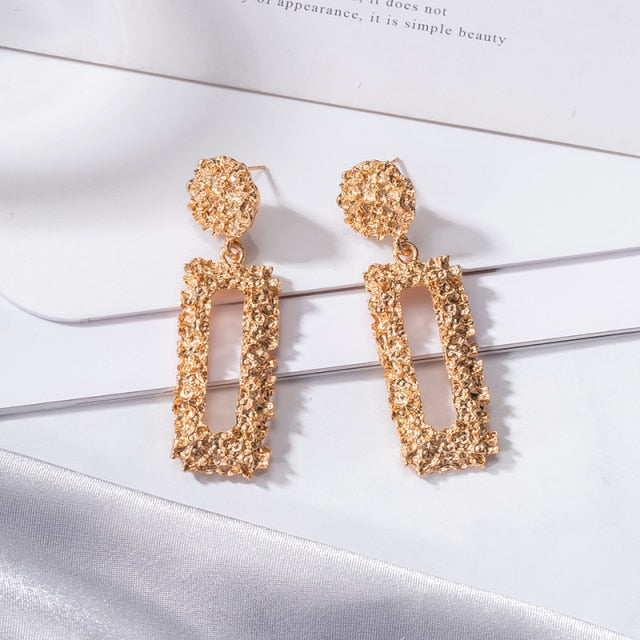 Fashion Statement Earring Geometric Large Earrings For Women Hanging Dangle Earrings Drop Earrings - NATASHAHS