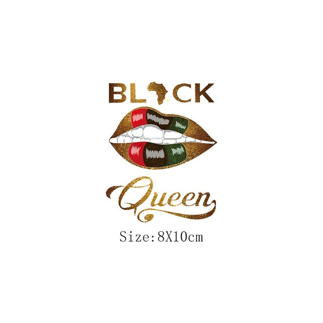 Print Lips Patches For Clothes Heat Transfer Thermal Stickers DIY Washable T-Shirts Iron On Transfer  Girls Lips Patches - NATASHAHS