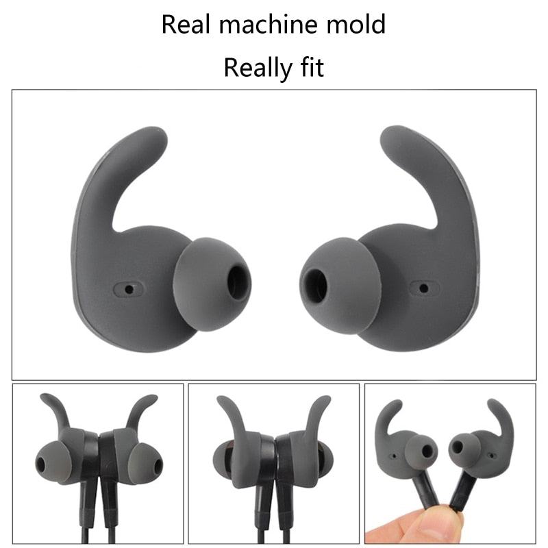 Earbuds Cover In-Ear Tips Soft Silicone Skin Earpiece Ear Hook Buds Replacement for Huawei xSport/Honor AM61 Sports Headset - NATASHAHS