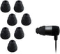 1 Pair Replacement Triple Flange Ear Tips Earbuds Silicone For Most in Ear Headphones for Sony Senso Powerbeats Jaybird etc