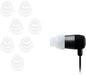 1 Pair Replacement Triple Flange Ear Tips Earbuds Silicone For Most in Ear Headphones for Sony Senso Powerbeats Jaybird etc - NATASHAHS