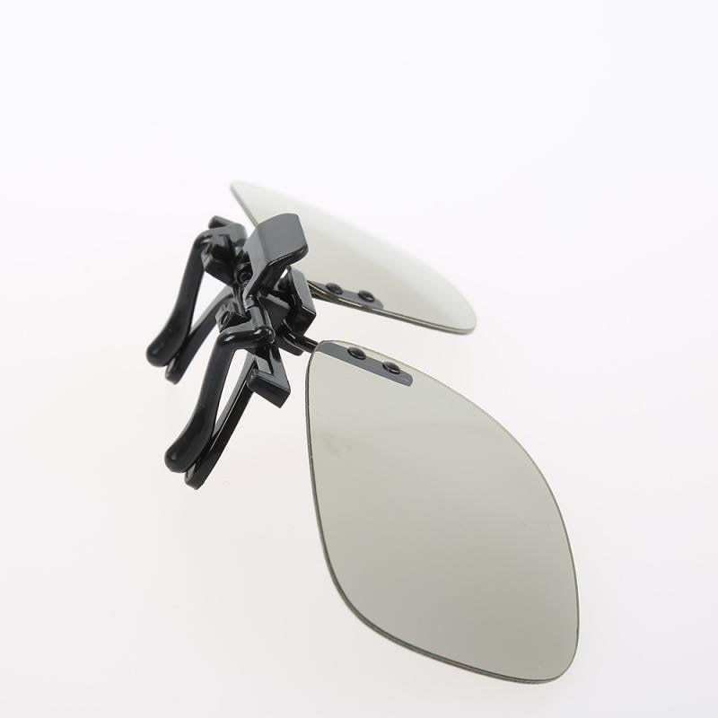 Clip On type Passive Circular 3D Glasses Clip for LG 3D TV Cinema Film 3D Glasses Hanging Frame Myopia Glasses Stereo Clip - NATASHAHS