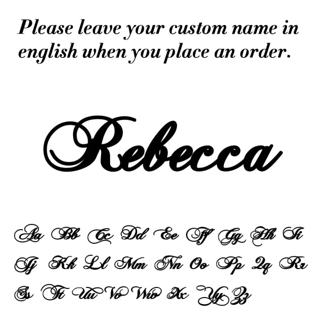 Custom Name Necklace Personalized Steel Color Stainless Steel Necklaces For Women Man Customized Jewelry - NATASHAHS