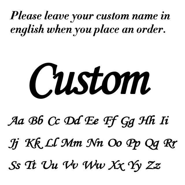 Custom Name Necklace Personalized Steel Color Stainless Steel Necklaces For Women Man Customized Jewelry - NATASHAHS