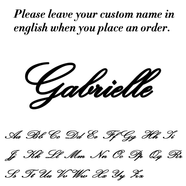 Custom Name Necklace Personalized Steel Color Stainless Steel Necklaces For Women Man Customized Jewelry - NATASHAHS