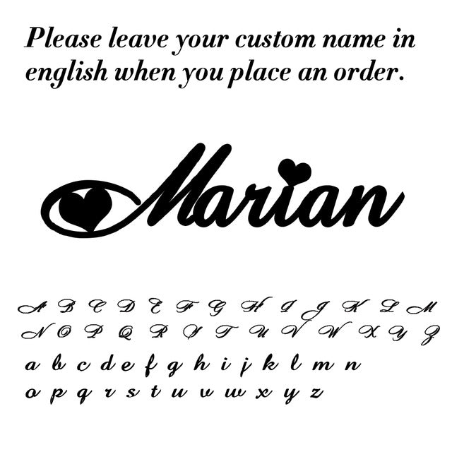 Custom Name Necklace Personalized Steel Color Stainless Steel Necklaces For Women Man Customized Jewelry - NATASHAHS