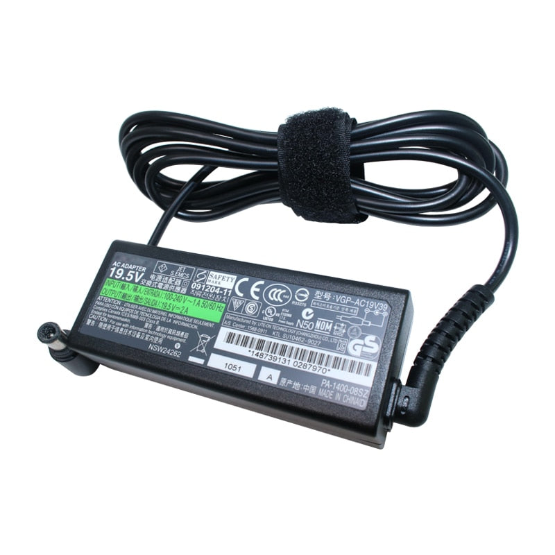 19.5V 2A 40W AC Laptop Adapter Charger Power Supply For Sony VGP-AC19V39 VGP-AC19V40 VGP-AC19V47 VGP-AC19V57AC19V57 PA-1400-06SN - NATASHAHS