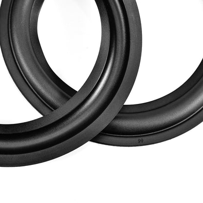 2pcs Speaker Repair Parts 6 Inch Perforated Rubber Edge Surround Durable Replacement Speakers Accessory - NATASHAHS