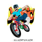 Biker Patch Iron-on Transfers for Clothing Thermoadhesive Patches on Clothes DIY Skull Stickers Motorcycle Applique Stripes Punk - NATASHAHS